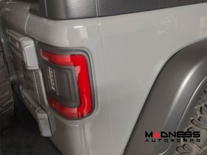 Jeep Wrangler JL Tail Lights - Flush Mount -LED - Red Lens Jeep Wrangler JL Tail Lights - Flush Mount -LED - Red Lens